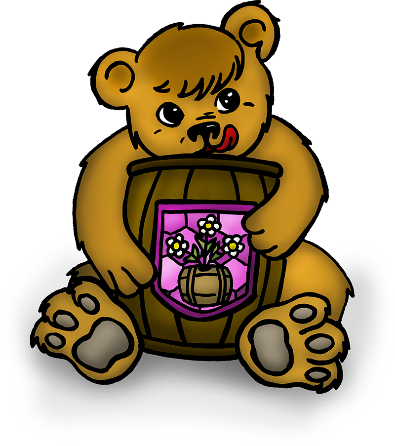Bär mit Honig